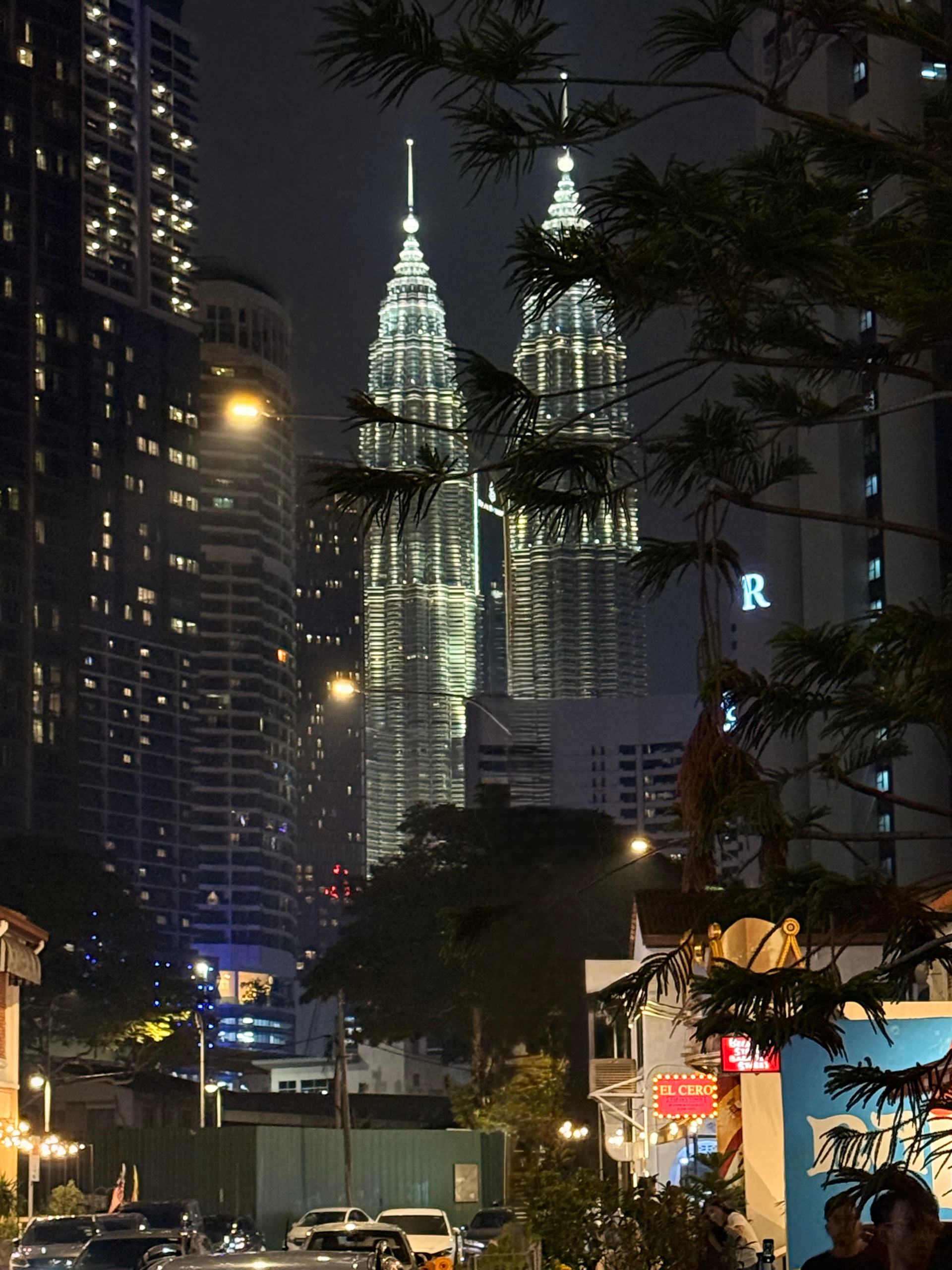 View of Petronas Towers from The Row Kuala Lumpur