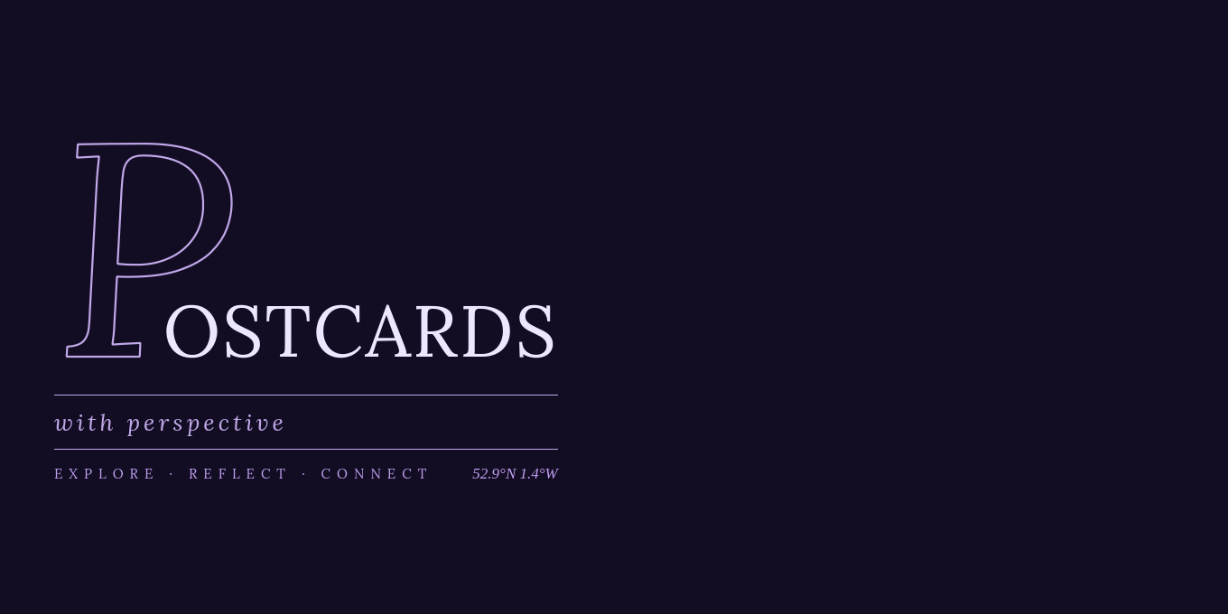 Postcards With Perspective Logo